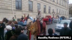 Bakıda Novruz karvanı- [Fotolar]