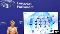 Урсула фон дер Ляйен в Европарламенте 17 сентября