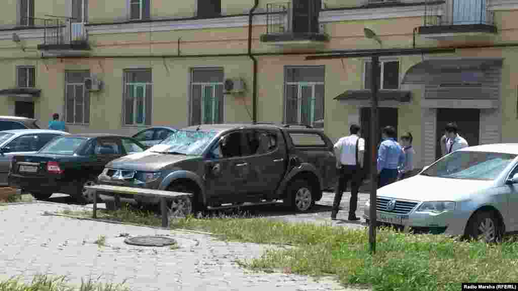 События возле грозненского представительства Комитета против пыток начали развиваться утром.