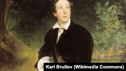 Портрет Алексея Константиновича Толстого в юности,художник Карл Брюллов, 1836 год