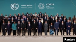 COP29 Liderlər Sammitində ailə fotosu