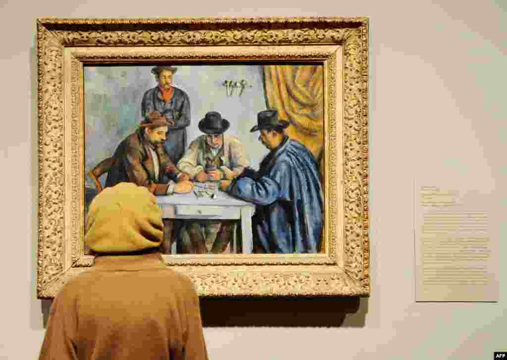 Paul Cezanne-ın &quot;The Card Players&quot; (1890-92) (Kart oynayanlar) əsəri ke&ccedil;ən il Qatarda 250 milyon dollara satılmışdı.