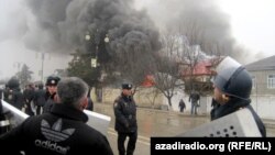 Azerbaijan - Protests in Guba, Guba, 01Mar2012