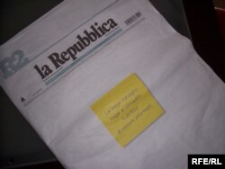 La Repubblica протестует против ужесточения закона о СМИ