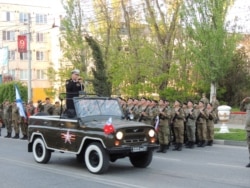 Репетиция военного парада в Керчи, архивное фото