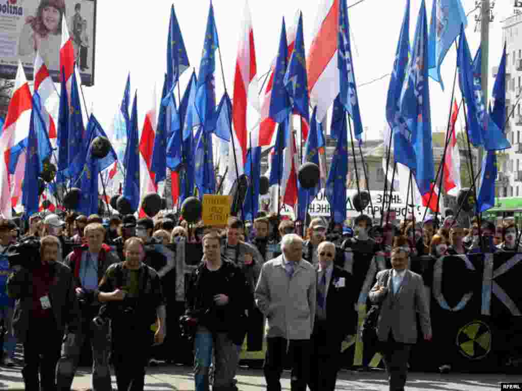 Belarus - Chernobyl march, Minsk, 26Apr2008