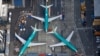 Самолеты Boeing 737 MAX на заводе корпорации в городе Рентон, штат Вашингтон в марте 2019 года